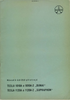 Tesla 1010a - Navod k udrzbe 